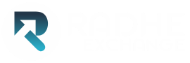 Radhe exchange logo